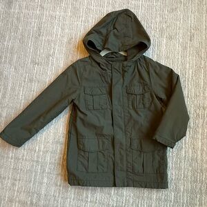 Kids Olive Green Coat - 5T